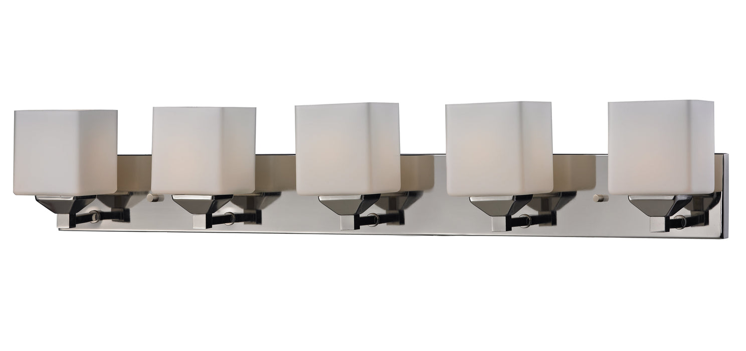 Vanity Light Z-Lite 2105-5V Chrome Quube 5 Light Vanity Z-Lite