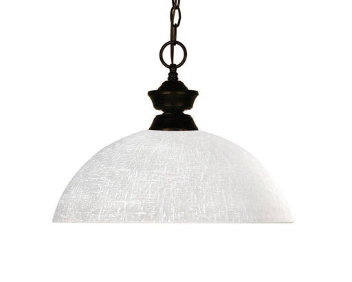 Pendant Z-Lite 100701BRZ-DWL14 Bronze Riviera 1 Light Pendant Z-Lite
