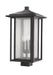 Outdoor Post Mount Fixture Z-Lite 554PHXLS-BK Black Aspen 3 Light Outdoor Post Mount Fixture Z-Lite