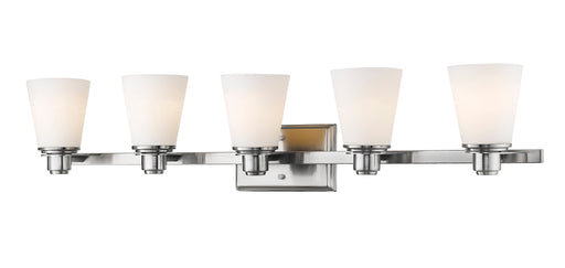 Vanity Light Z-Lite 7001-5V-BN Brushed Nickel Kayla 5 Light Vanity Z-Lite