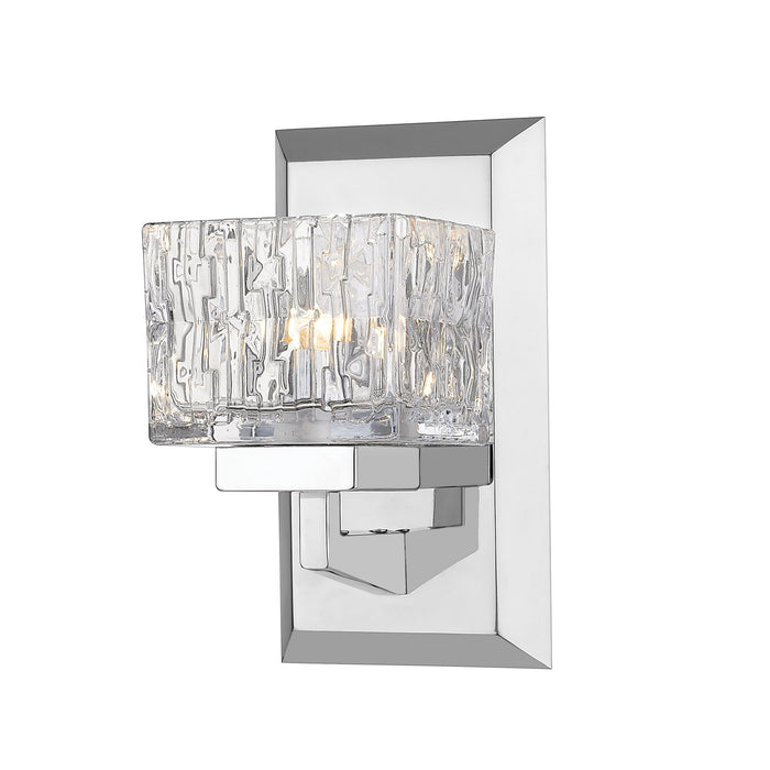 Wall Sconce Z-Lite 1927-1S-CH Chrome Rubicon 1 Light Wall Sconce Z-Lite
