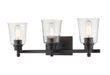 Vanity Light Z-Lite 464-3V-MB Matte Black Bohin 3 Light Vanity Z-Lite