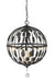 Chandelier Z-Lite 430B18-BRZ Bronze Almet 5 Light Chandelier Z-Lite