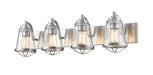 Vanity Light Z-Lite 444-4V-BN Brushed Nickel Mariner 4 Light Vanity Z-Lite