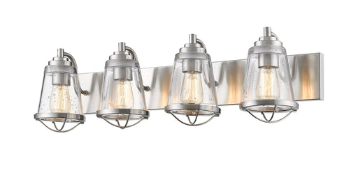 Vanity Light Z-Lite 444-4V-BN Brushed Nickel Mariner 4 Light Vanity Z-Lite