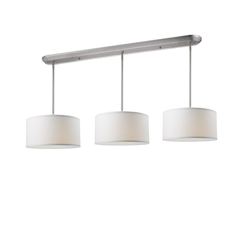 Linear Chandelier Z-Lite 171-16-3W Brushed Nickel Albion 9 Light Linear Chandelier Z-Lite
