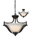 Pendant Z-Lite 703SFC-MB Matte Black Lagoon 3 Light Pendant Z-Lite