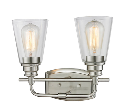 Vanity Light Z-Lite 428-2V-BN Brushed Nickel Annora 2 Light Vanity Z-Lite