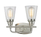 Vanity Light Z-Lite 428-2V-BN Brushed Nickel Annora 2 Light Vanity Z-Lite