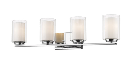 Vanity Light Z-Lite 426-4V-CH Chrome Willow 4 Light Vanity Z-Lite