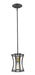 Pendant Z-Lite 446MP6-BZGD Bronze Gold Geist 1 Light Pendant Z-Lite
