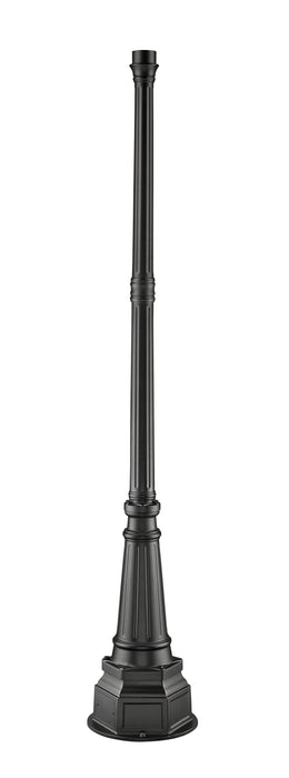 Outdoor Posts + Hardware Z-Lite 564P-BK Black Outdoor Post Light Outdoor Posts + Hardware Z-Lite