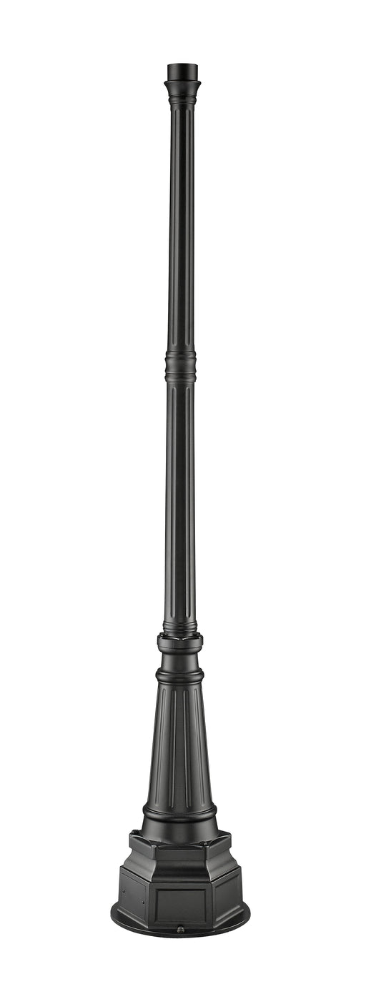 Outdoor Posts + Hardware Z-Lite 564P-BK Black Outdoor Post Light Outdoor Posts + Hardware Z-Lite