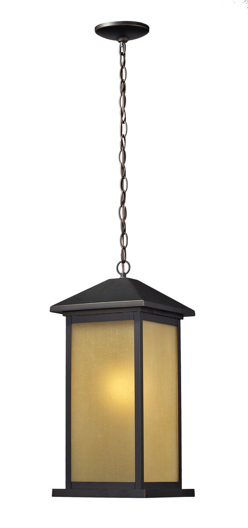 Outdoor Chain Mount Ceiling Fixture Z-Lite 548CHB-ORB Oil Rubbed Bronze Vienna 1 Light Outdoor Chain Mount Ceiling Fixture Z-Lite