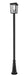 Outdoor Post Mounted Fixture Z-Lite 571PHBR-519P-BK Black Seoul 2 Light Outdoor Post Mounted Fixture Z-Lite