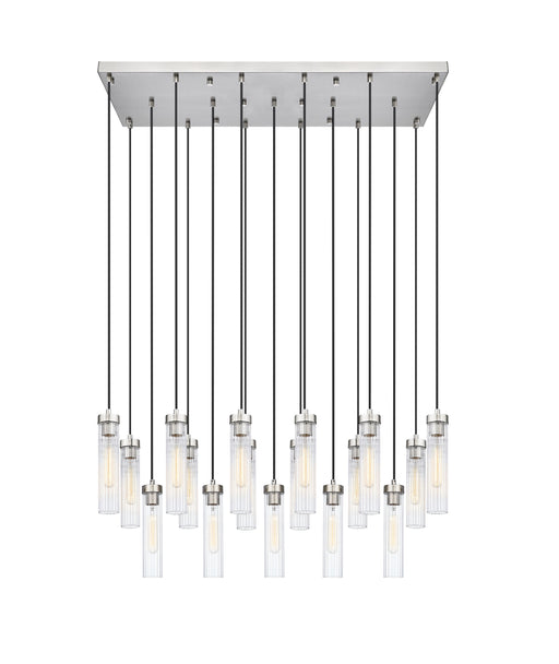Linear Chandelier Z-Lite 740P-17L-BN Brushed Nickel Beau 17 Light Linear Chandelier Z-Lite