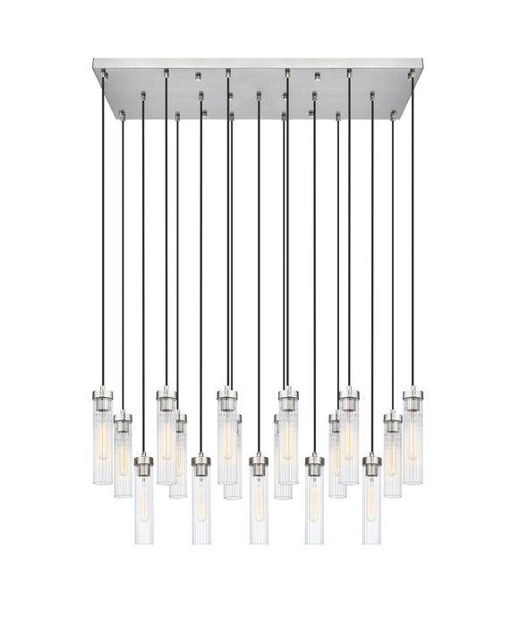 Linear Chandelier Z-Lite 740P-17L-BN Brushed Nickel Beau 17 Light Linear Chandelier Z-Lite
