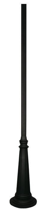 Outdoor Posts + Hardware Z-Lite 512POST-BK Black Outdoor Post Light Outdoor Posts + Hardware Z-Lite