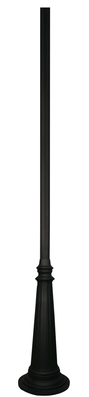 Outdoor Posts + Hardware Z-Lite 512POST-BK Black Outdoor Post Light Outdoor Posts + Hardware Z-Lite