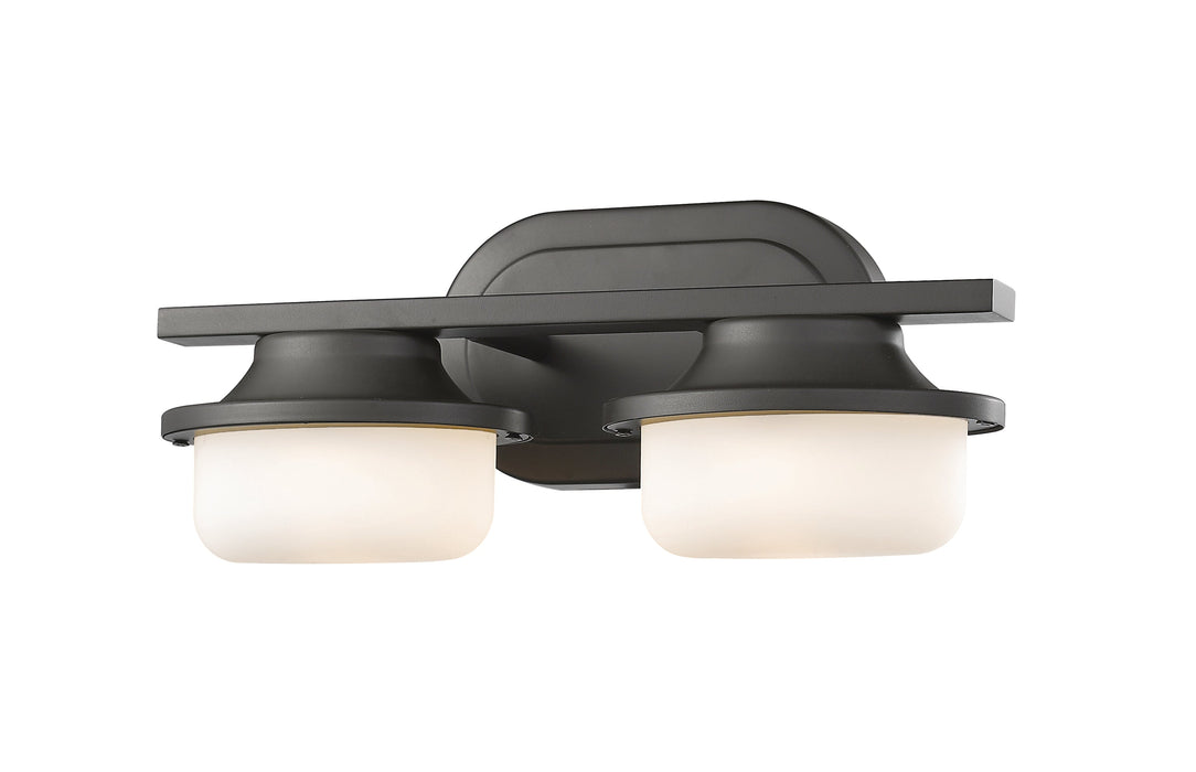Vanity Light Z-Lite 1917-2V-BRZ-LED Bronze Optum 2 Light Vanity Z-Lite