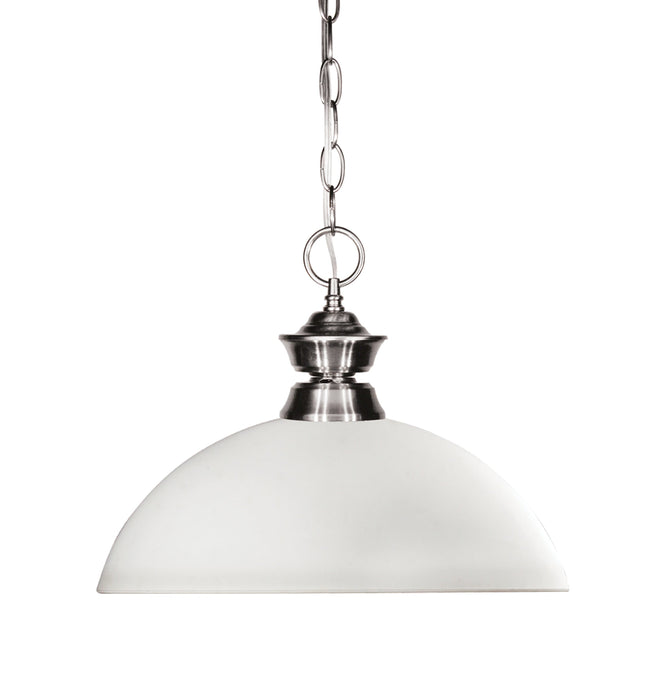 Pendant Z-Lite 100701BN-DMO14 Brushed Nickel Shark 1 Light Pendant Z-Lite