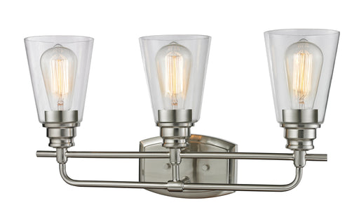 Vanity Light Z-Lite 428-3V-BN Brushed Nickel Annora 3 Light Vanity Z-Lite
