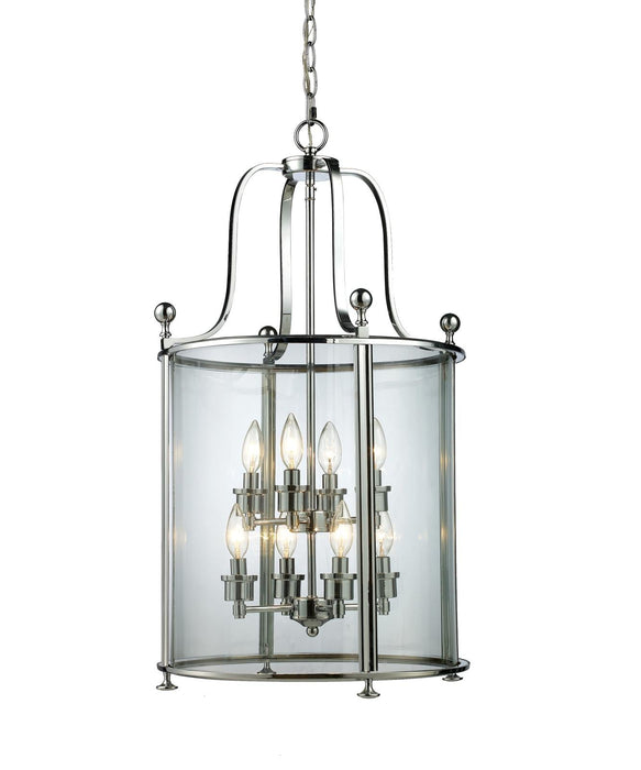 Chandelier Z-Lite 134-8 Chrome Wyndham 8 Light Chandelier Z-Lite