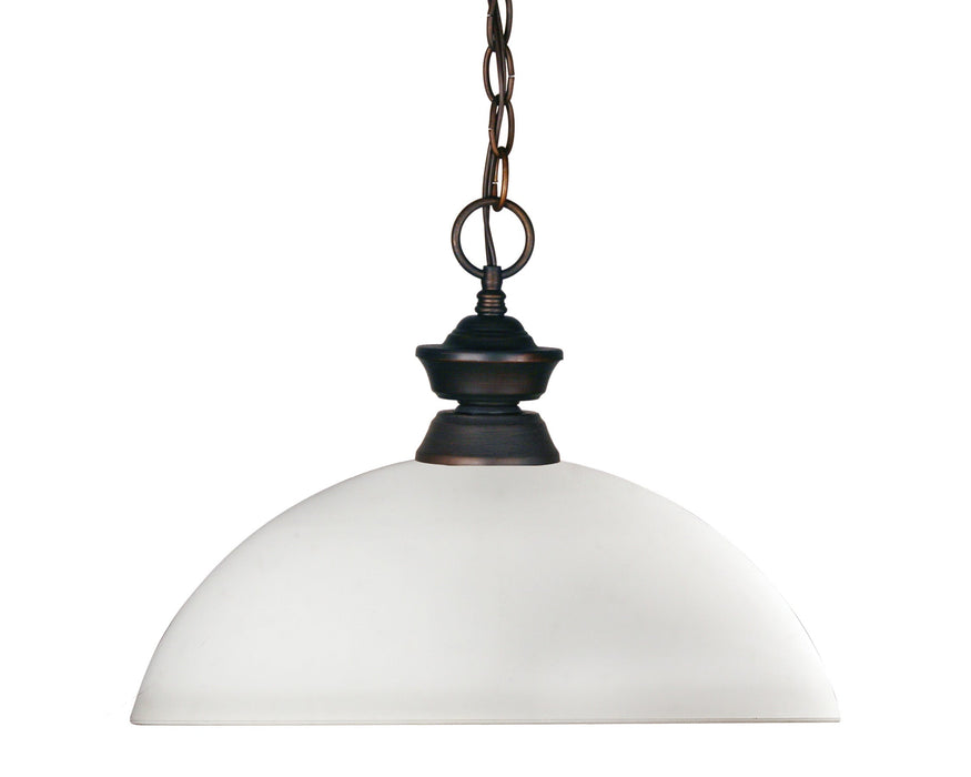 Pendant Z-Lite 100701OB-DMO14 Olde Bronze Riviera 1 Light Pendant Z-Lite
