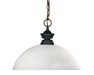 Pendant Z-Lite 100701OB-DMO14 Olde Bronze Riviera 1 Light Pendant Z-Lite