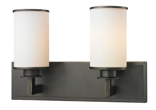 Vanity Light Z-Lite 413-2V Olde Bronze Savannah 2 Light Vanity Z-Lite