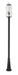 Outdoor Post Mounted Fixture Z-Lite 592PHBR-519P-BK Black Sana 3 Light Outdoor Post Mounted Fixture Z-Lite