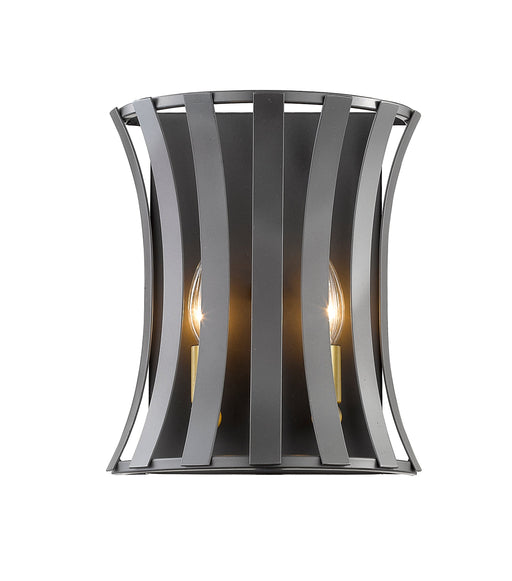 Wall Sconce Z-Lite 446-2S-BZGD Bronze Gold Geist 2 Light Wall Sconce Z-Lite