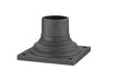 Outdoor Posts + Hardware Z-Lite 533PM-ORB Oil Rubbed Bronze Pier Mounts Light Outdoor Posts + Hardware Z-Lite