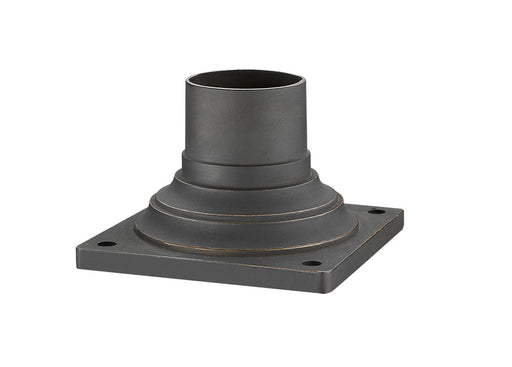 Outdoor Posts + Hardware Z-Lite 533PM-ORB Oil Rubbed Bronze Pier Mounts Light Outdoor Posts + Hardware Z-Lite
