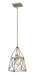 Pendant Z-Lite 447MP-AS Antique Silver Trestle 1 Light Pendant Z-Lite