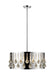 Pendant Z-Lite 453-20CH Chrome Oberon 5 Light Pendant Z-Lite
