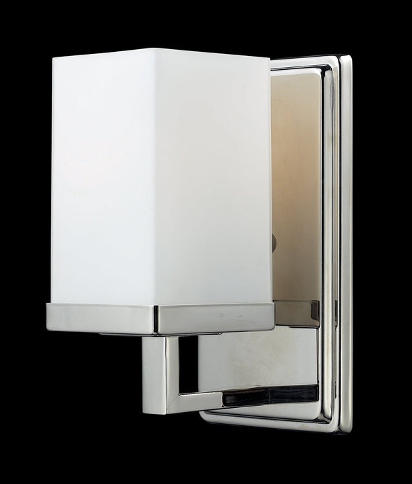 Wall Sconce Z-Lite 1901-1V Chrome Tidal 1 Light Wall Sconce Z-Lite
