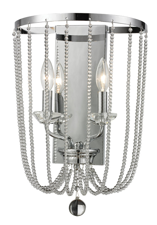 Wall Sconce Z-Lite 429-2W-CH Chrome Serenade 2 Light Wall Sconce Z-Lite