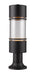 Outdoor Pier Mounted Fixture Z-Lite 553PHB-553PM-BK-LED Black Luminata 1 Light Outdoor Pier Mounted Fixture Z-Lite