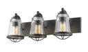 Vanity Light Z-Lite 444-3V-BRZ Bronze Mariner 3 Light Vanity Z-Lite