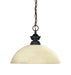 Pendant Z-Lite 100701OB-DGM14 Olde Bronze Shark 1 Light Pendant Z-Lite