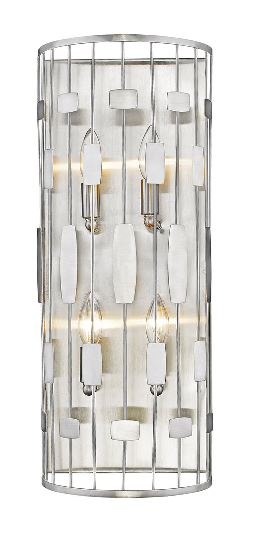 Wall Sconce Z-Lite 430-4S-BN Brushed Nickel Almet 4 Light Wall Sconce Z-Lite