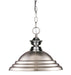 Pendant Z-Lite 100701BN-SBN Brushed Nickel Pendant Lights 1 Light Pendant Z-Lite