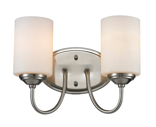 Vanity Light Z-Lite 434-2V-BN Brushed Nickel Cardinal 2 Light Vanity Z-Lite