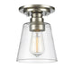 Flush Mount Z-Lite 428F1-BN Brushed Nickel Annora 1 Light Flush Mount Z-Lite