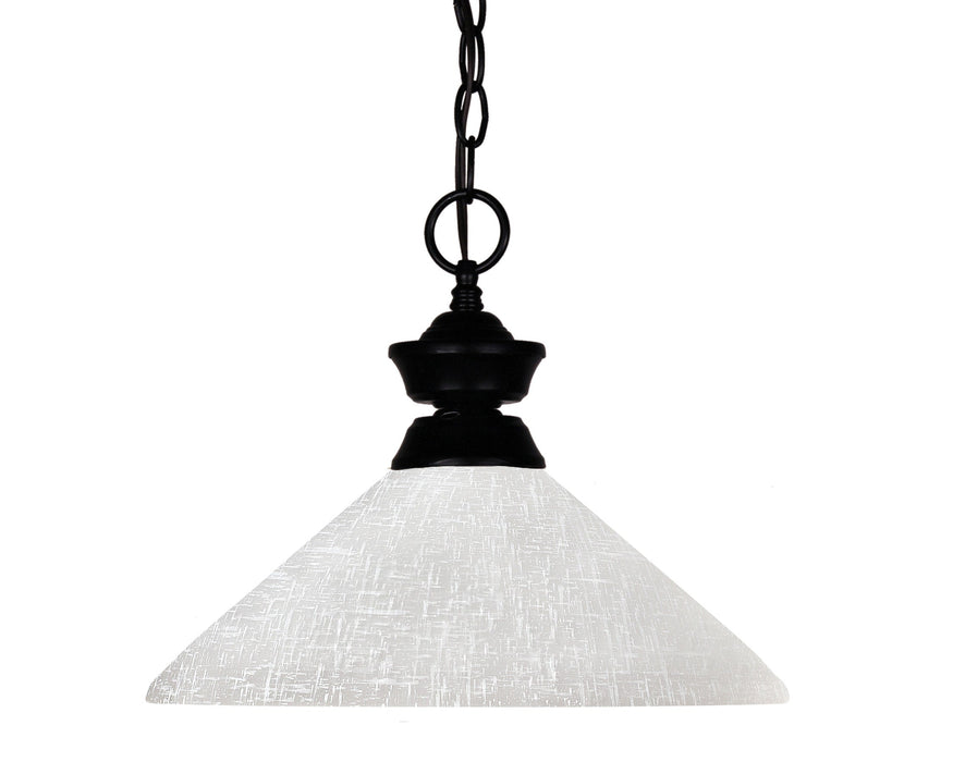 Pendant Z-Lite 100701MB-AWL14 Matte Black Shark 1 Light Pendant Z-Lite