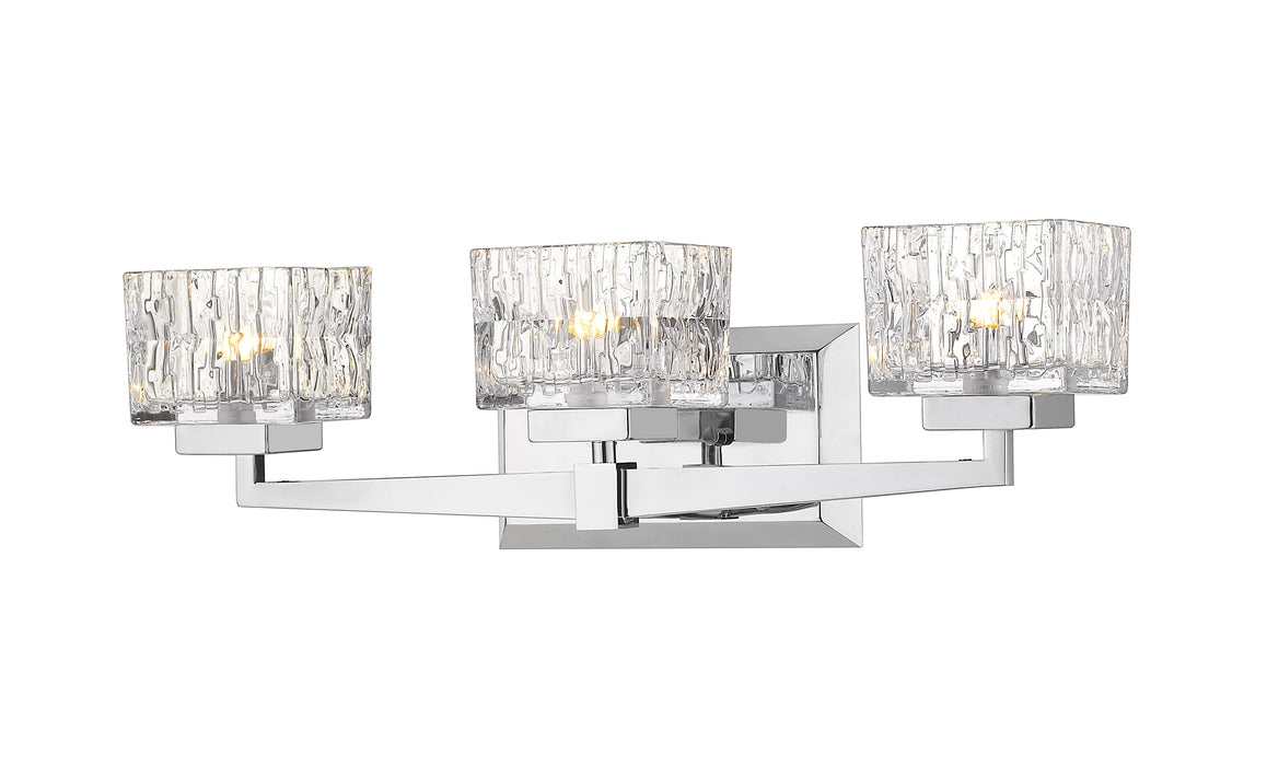 Vanity Light Z-Lite 1927-3V-CH-LED Chrome Rubicon 3 Light Vanity Z-Lite