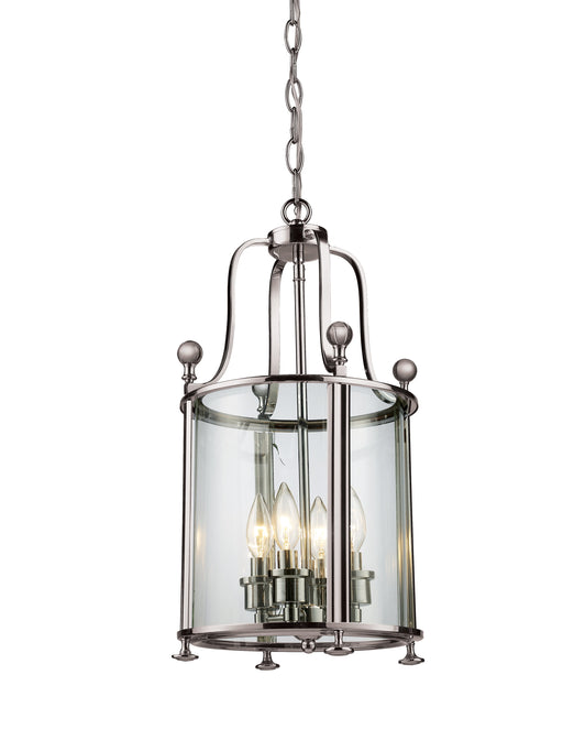 Pendant Z-Lite 191-4 Brushed Nickel Wyndham 4 Light Pendant Z-Lite
