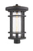 Outdoor Post Mount Fixture Z-Lite 570PHXL-ORB Oil Rubbed Bronze Jordan 1 Light Outdoor Post Mount Fixture Z-Lite