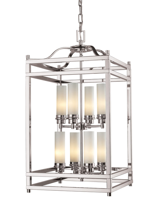 Chandelier Z-Lite 182-8 Brushed Nickel Altadore 8 Light Chandelier Z-Lite